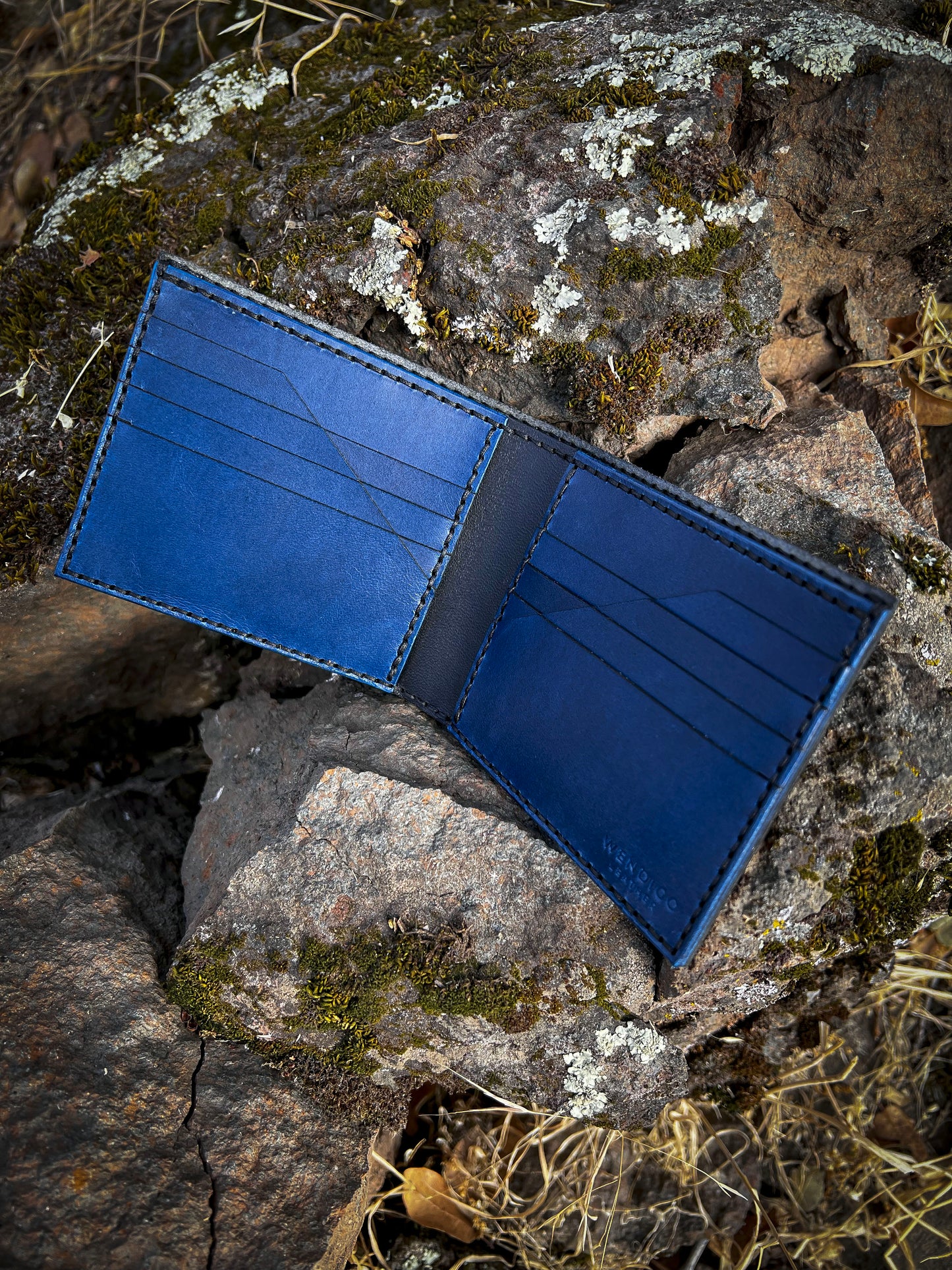 ORTHROS BI FOLD WALLET - BLACK & BLUE