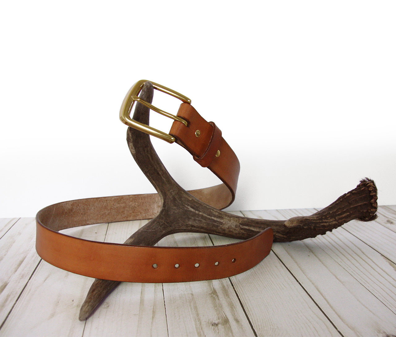 NAGA - Heavy Duty Leather Belt - 1.5"