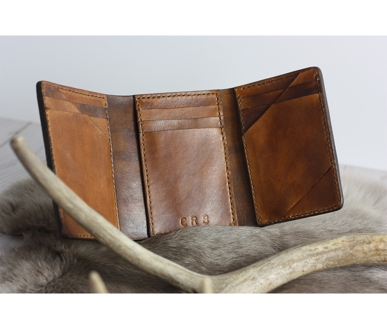 Cerberus: Buttero Leather Tri-fold Wallet