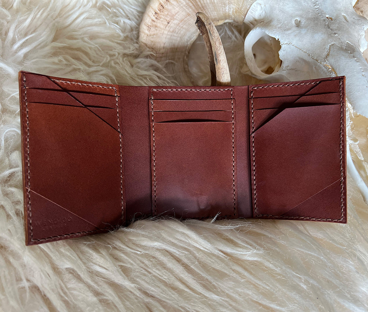 Cerberus: Buttero Leather Tri-fold Wallet