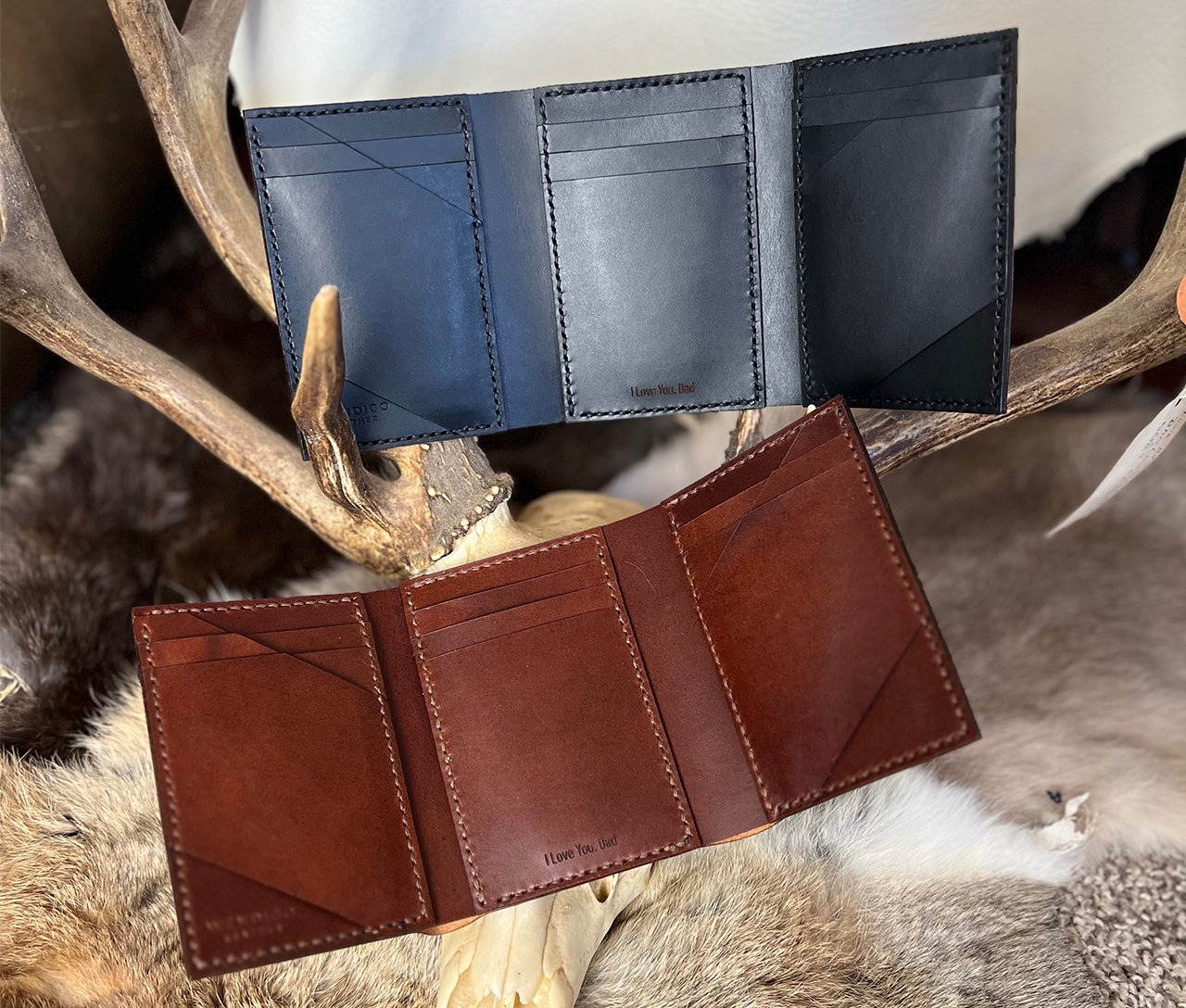 Cerberus: Buttero Leather Tri-fold Wallet